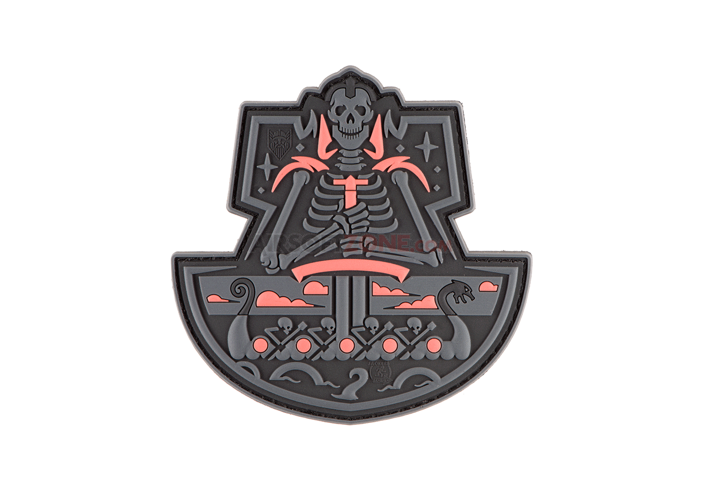 PATCH CAUCIUC - GHOST SHIP SKULL - BLACKOPS